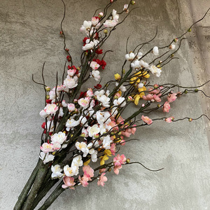 Décoration de mariage, <span class=keywords><strong>fleurs</strong></span> artificielles <span class=keywords><strong>en</strong></span> cire, <span class=keywords><strong>fleurs</strong></span> de winter sweet, fausses <span class=keywords><strong>fleurs</strong></span>, décorations pour salon, jardin, cour, plantes décoratives - Product Image 3