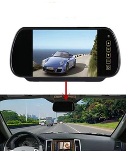 Xách tay 7-inch <span class=keywords><strong>Rear</strong></span> <span class=keywords><strong>View</strong></span> gương với AHD 1080p máy ảnh xe đảo ngược Hỗ trợ Đậu xe màn hình - Product Image 4