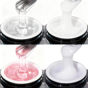 Gel en pot constructeur avec logo personnalisé de marque privée sans HEMA TPO extension de gel en gelée sans créateur français extension - Product Image 1
