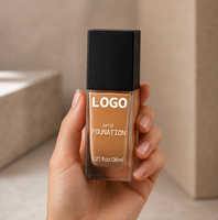 Fond de teint liquide vegan 18 couleurs, correcteur de maquillage, imperméable, résistant au transfert, longue tenue 24h, couvrance totale, fini mat