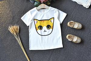 Nouveauté : Ensemble court imprimé chat pour filles, articles à succès rapides pour enfants, livraison directe depuis le marché chinois - Product Image 3