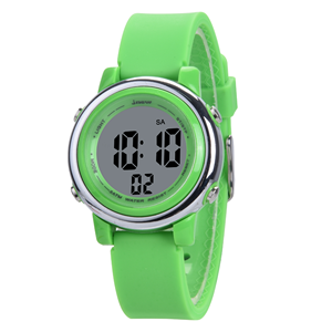 Montre numérique LCD pour enfants avec alarme, résistance à l'eau 3BAR, boîtier en plastique, autonomie de 36 mois, pour garçons et filles - Product Image 2