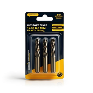 Foret hélicoïdal HSS 17,5 mm pour perçage du métal - Product Image 2
