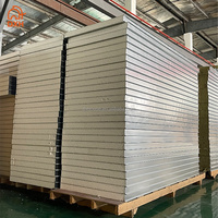 Maison préfabriquée en conteneur, composite, imperméable, ignifuge, entrepôt, mur personnalisé, panneau sandwich en mousse EPS, toiture isolée