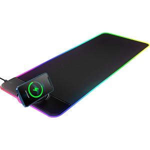 <span class=keywords><strong>Meilleur</strong></span> tapis de souris de jeu OEM avec chargement sans fil, tapis de souris de jeu grand <span class=keywords><strong>Gamer</strong></span> en caoutchouc naturel LED 3XL - Product Image 1