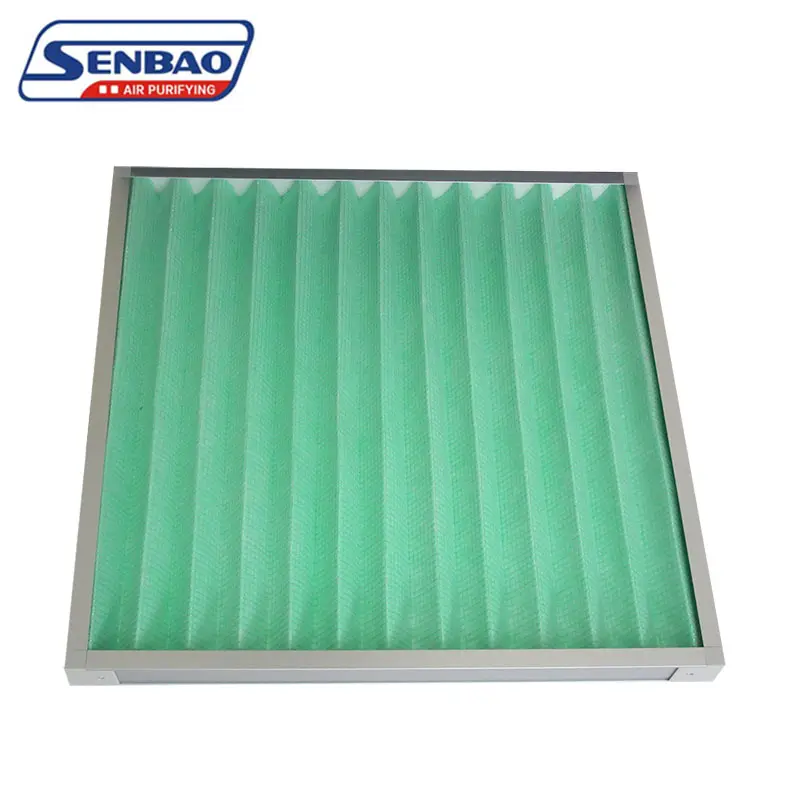 Hot Sale Primary Pleated Filter Panels Dust Reduction Hvac Furnace Air Filter Merv 13