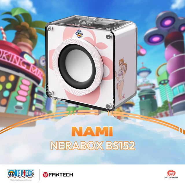 Fantech BS152 Nami Edition BT5.4 Speaker TWS Stereo Bass Lightweight Outdoor Mini BoomBox Party Portable Wireless Speaker