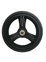 Roue en mousse Eva pour poussette de bébé, 6 pouces, 7 pouces, 8 pouces, 10 pouces, moyeu en plastique