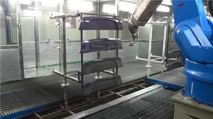 Mesin cat mobil, mesin lukisan garis Robot MPX2600 sistem pengecatan Robot andal