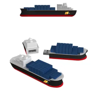 Custom Made Container Boat USB Pendrive, Container Ship USB Pendrive, Container Ship Shape Pendrive for Promotional Gifts