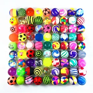 Hete Verkoop 25Mm Gemengde Interessante Kleurrijke Springbal Rubber Springbal Stuiterende Bal Met Grote Elasticiteit Voor Kinderen
