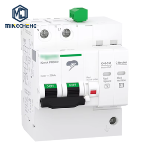Parafoudre A9L16292 Acti 9 IPR 20kA 1P+N 275V Type 2 pour la protection des panneaux électriques domestiques - Product Image 1