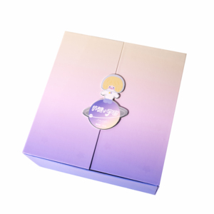 Sang Trọng Gradient Màu Cứng Nhắc Từ Hộp Quà Tặng Với Cửa Đôi Thiết Kế Tùy Chỉnh Bao Bì Giấy Hộp Với Khay Chèn Cho Mỹ Phẩm - Product Image 5