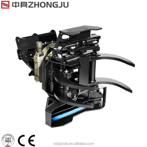 Excavator with Felling Shears <strong>Hydraulic</strong> Stubble Leveler High Efficiency Hedge Trimmer Tree Shears - Product Image 4