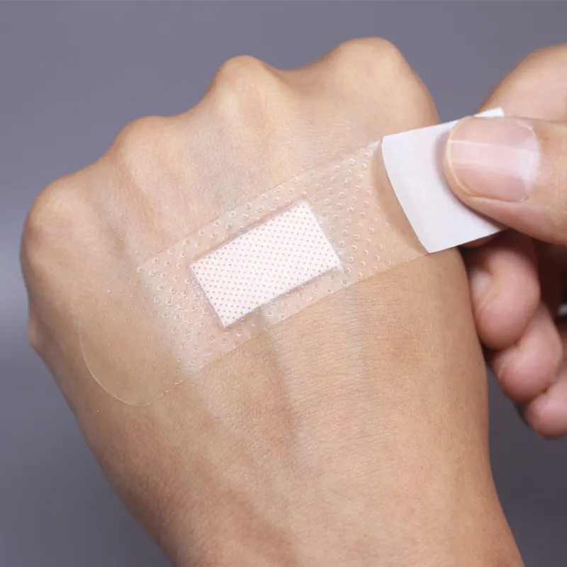 Plaster Bandaid Handyplast First Aid Adhesive Bandages Transparent Waterproof PE Elastic Plastic Eco-friendly Ce EOS 2 Years 500
