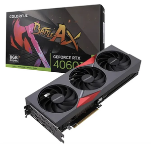 การ์ดจอใหม่ COLORFUL BATTLE AX RTX 4060 Ti 8GB ยี่ห้อ 4060ti 8gb การ์ดแสดงผล GPU ใหม่ COLORFUL BATTLE AX RTX 4060 Ti 8GB ยี่ห้อ RTX 4060t - Product Image 1