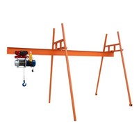 Nouvelle grue de chantier compacte et portable à montage sur toit, à alimentation électrique, avec câble de levage en métal