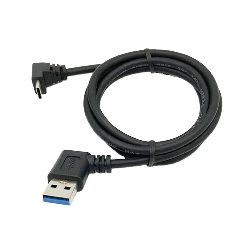 Free samples customized USB 3.0 AM Wire Harness to type C 90 degree