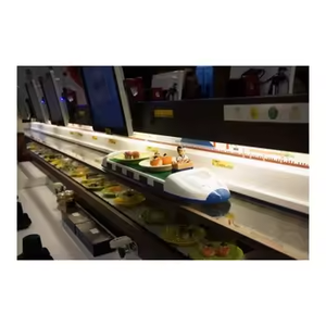 Sistema de transporte Placa de tren de <span class=keywords><strong>sushi</strong></span> personalizada Sistema de cinta transportadora de <span class=keywords><strong>sushi</strong></span> Restaurante Tapa de <span class=keywords><strong>sushi</strong></span> - Product Image 2