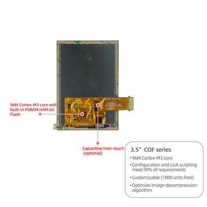 3.5 inch 320x480 siêu mỏng nối tiếp <span class=keywords><strong>TFT</strong></span> hiển thị điện năng thấp kịch bản cấu hình UART <span class=keywords><strong>TFT</strong></span> hiển thị với cảm ứng điện dung cho y tế - Product Image 4