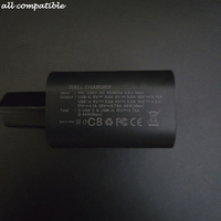 Coloré 2 ports charge super rapide Tipo C Adaptador QC3.0 PD 45w GaN USB Type C chargeurs muraux