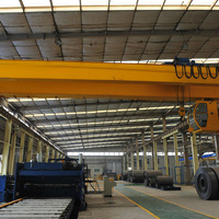 Grue à double poutre mobile extérieure personnalisée de 50T avec chariot