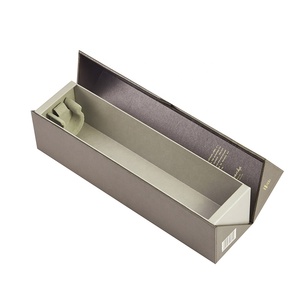 กล่องของขวัญไวน์ฝาพับยาวขายดีกล่องของขวัญไวน์ cajo de regalo de <span class=keywords><strong>Vino</strong></span> Larga de lujo CON <span class=keywords><strong>Tapa</strong></span> abatible personalizada (mayoreo) - Product Image 3