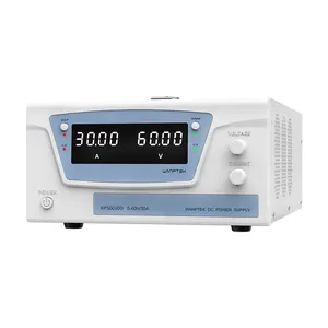 KPS6030D 1800w High Power Switching Power Supply with 0.56 Inch White WANPTEK 220V Single Output Four Digit Digital Tube Display