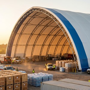 Estructura de Acero Galvanizado Redonda para Almacenamiento de Heno y Refugio para Ganado, con Diseño de Valla Lateral y Protección Contra el Viento, Fabricada con Acero Estampado - Product Image 6