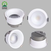 Plafonnier LED encastré anti-éblouissement profond, étanche IP65, 220V, projecteur extérieur blanc chaud 3000K