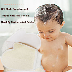 Cepillo de Ducha Corporal para Adultos, Estilo Moderno, Suave y Cómodo, Guantes de Lufa Natural, Forma Ovalada, Exfoliante - Product Image 2