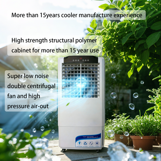 Best Portable Evaporative Air Cooler 5000m3/h Airflow Movable Evaporator air Coolers Commercial Swamp Coolers