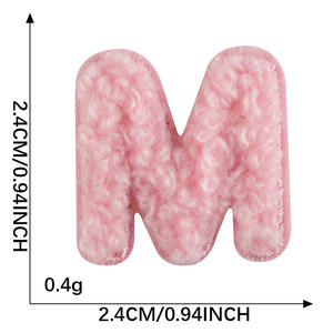 カスタムデザインのシェニールレターパッチ、アイロン接着式ネームブランドロゴタオル刺繍パッチ、バーシティジャケット衣類用 - Product Image 5