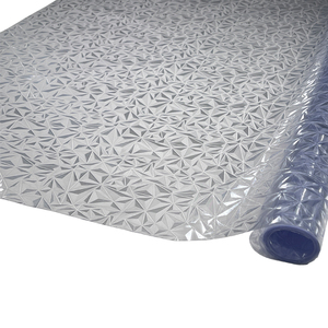 Effet 3D flou Trainglur emossed Cling Static Window FIlm Protection de la vie privée - Product Image 2