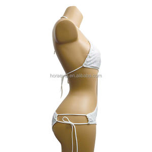 S630 Sexy Lace up Design Stripper Bodysuits Traje Bling Rhinestone Crystal Adornado Exotic Dancewear Traje de baño para mujer - Product Image 4