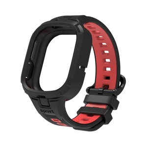 Orologio d'onore 4 bracciale di ricambio Casual per orologio intelligente d'onore 4 Silicone due colori cinturino unico - Product Image 6