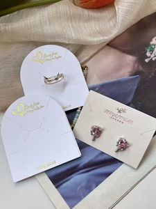 All'ingrosso su misura Die-Cut appeso in cartone stampato Logo gioielli Display carte collana per prodotti di gioielleria - Product Image 5