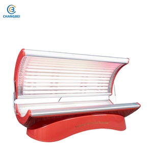 Lit de bronzage à lumière bleue de qualité professionnelle CHANGBEI avec lampes allemandes, nouvelle arrivée, bronzage rapide, <span class=keywords><strong>solarium</strong></span> à lumière bleue - Product Image 2