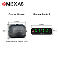 Panneau de commande sans fil automobile 4 circuits série Slim 12V/24V pour feux auxiliaires LED et équipements électriques