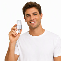 Distributeur de mousse portable jetable en PP de 30 mm, pompe à ressort miniature de 100 ml pour bouteille de voyage en PET