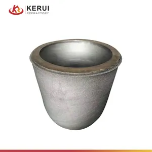 KERUI Made Of High Purity Graphite Material Large Graphite Crucible With Good Thermal Conductivity High Temperature Resistance