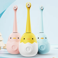 Brosse à dents électrique sonique en forme de U personnalisée de haute qualité pour enfants, blanchiment des dents LED, poils souples intelligents Dupont, IPX6, usage domestique
