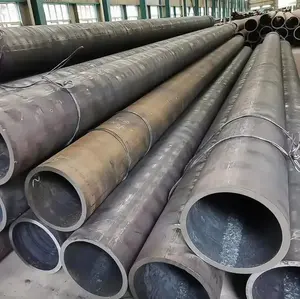Steel Pipe Suppliers ASTM A106 A36 Hot Rolled Black Painted Carbon/Alloy Seamless Steel Pipe For Oil Gas Pipeline Construction