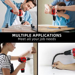 2024 Sản Phẩm Mới Lithium Pin Công Cụ Mạnh Mẽ Mô-men Xoắn Cao Hộ Gia Đình Điện Khoan Không Dây Khoan - Product Image 5