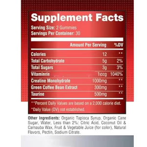 Gummies de créatine monohydrate pré-entraînement WELLBODY avec logo personnalisé, supplément de <span class=keywords><strong>musculation</strong></span> OEM pour la croissance musculaire - Product Image 2