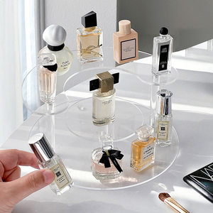 Présentoir en acrylique pour parfums, étagère à échantillons cosmétiques, plateau multi-niveaux personnalisable, support d'affichage pour rouges à lèvres et figurines - Product Image 2
