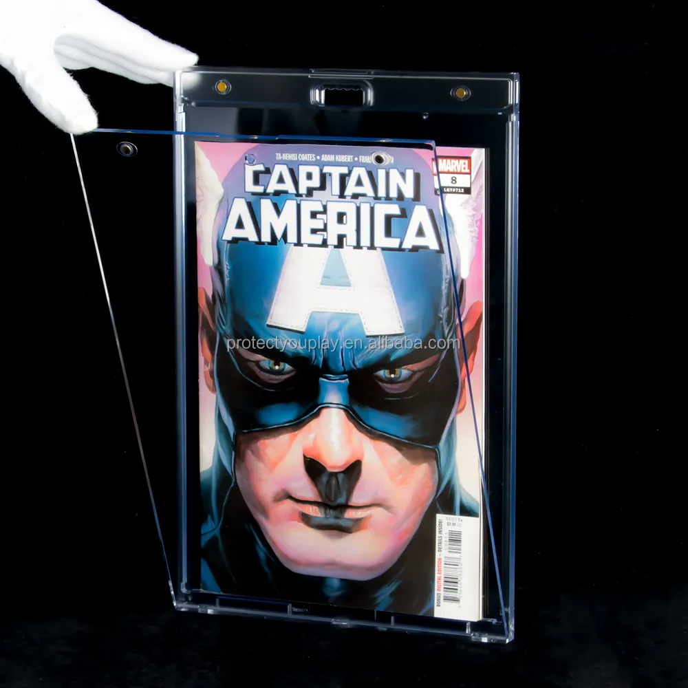 Comic Book Display Case One Touch Magnetic Holder Case for Current Silver Size Comic Book Slab