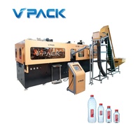 Máquina Automática de Estirado y Soplado de Botellas/Máquina para Fabricar Botellas de Plástico PET para Agua Pura/Planta de Moldeo por Soplado