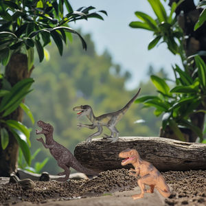 2025 modèle de dinosaure jurassique éducatif t-rex solide en plastique dur enfants jouets pour garçons avec un thème animal - Product Image 2