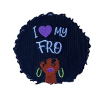 Gros fer sur Satin Tissu Princesse dans le Film Broderie Applique Patch DIY Personnage de Dessin Animé Patchs Brodés pour Vêtements